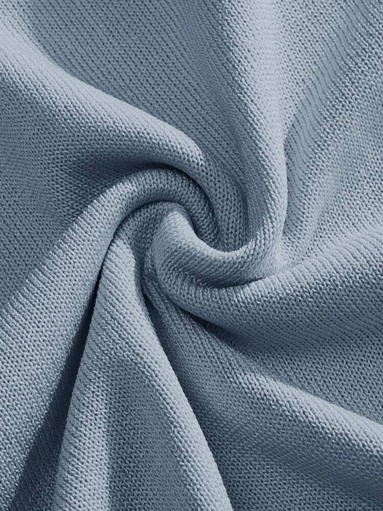 V-neck Knitted polo T-shirt