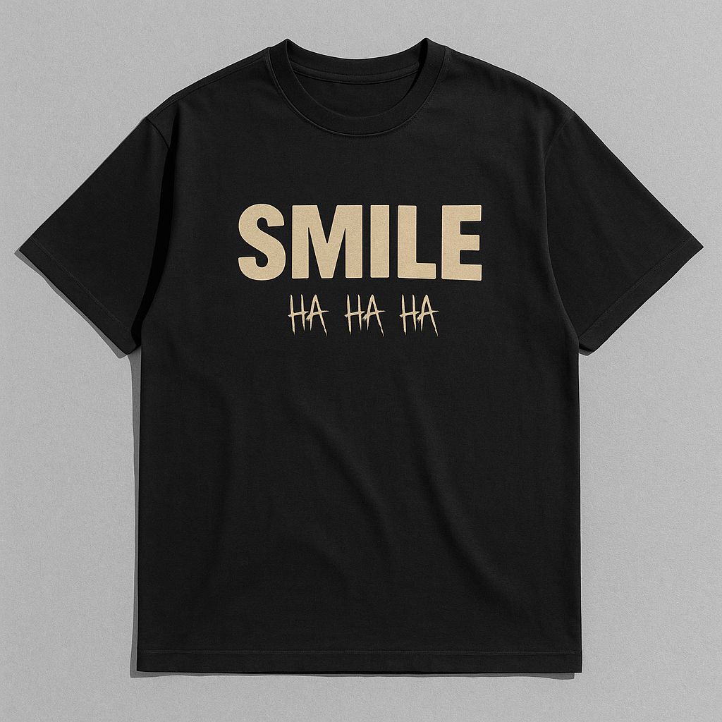 Oversize "SMILE" t-shirt