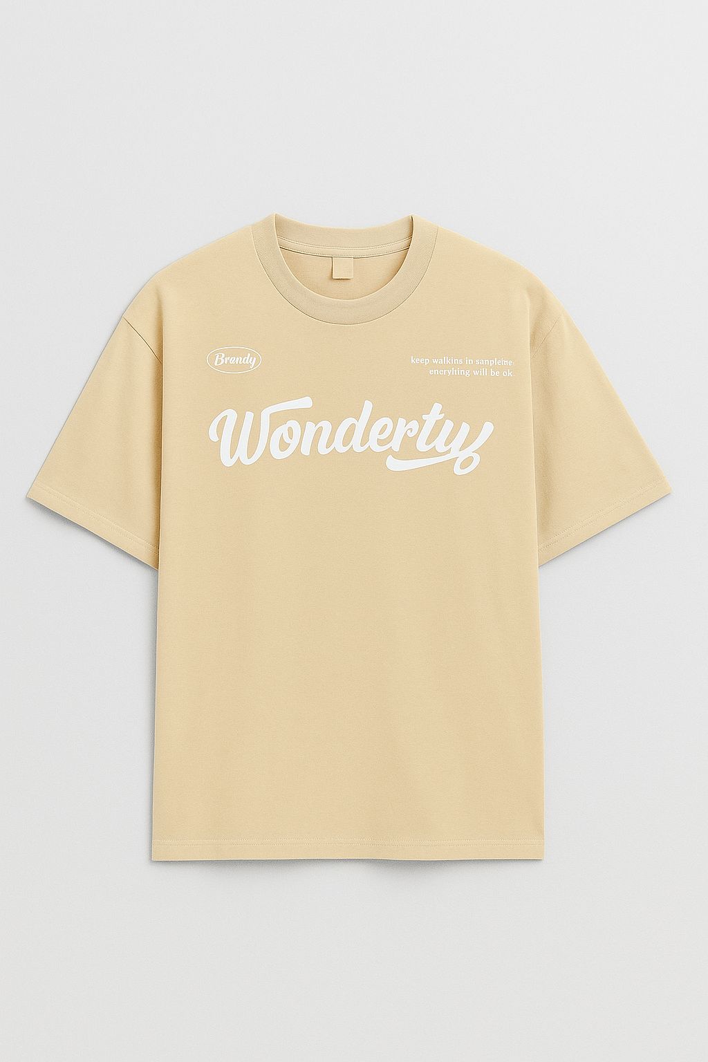 Oversize "wondertol" t-shirt