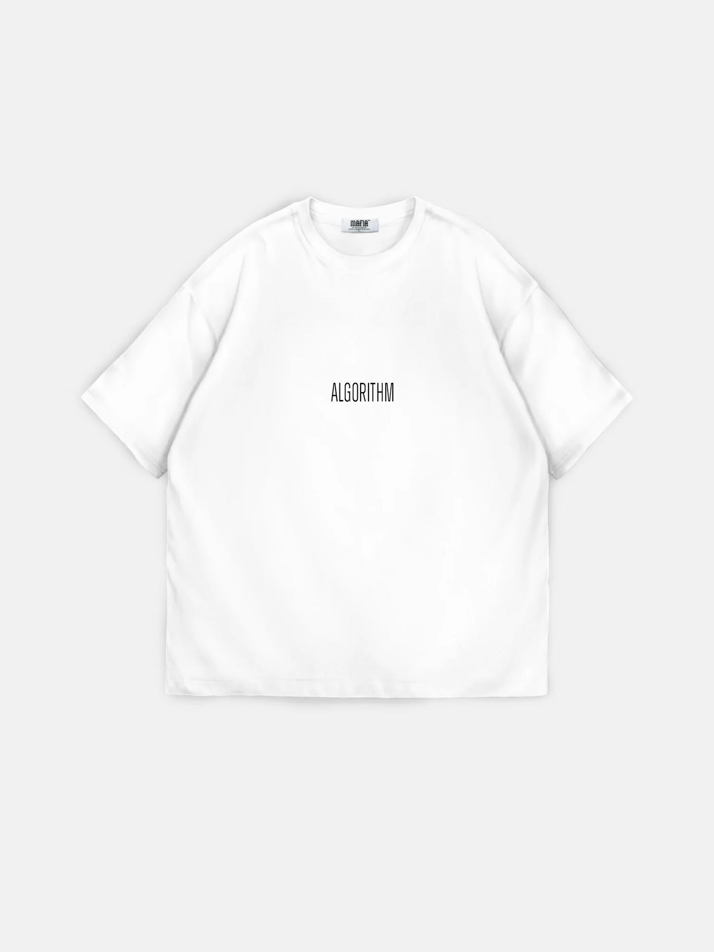 Oversize "ALGORITHM" T-shirt