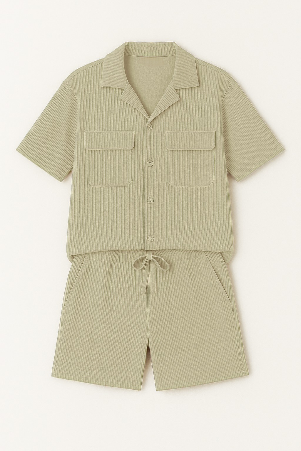 Double Pocket Shirt & Short Set