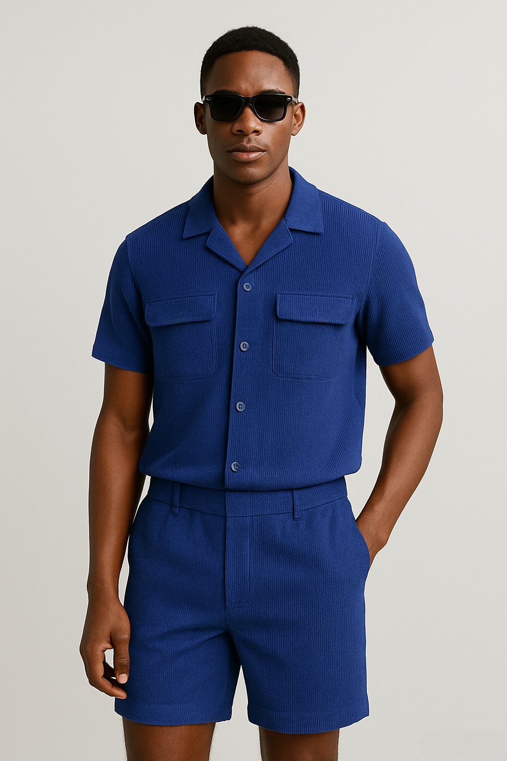 Double Pocket Shirt & Short Set
