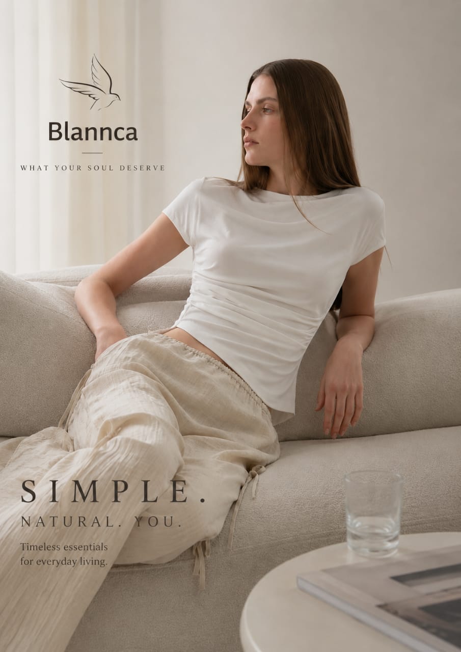 Blannca Asymmetrical Drape Top
