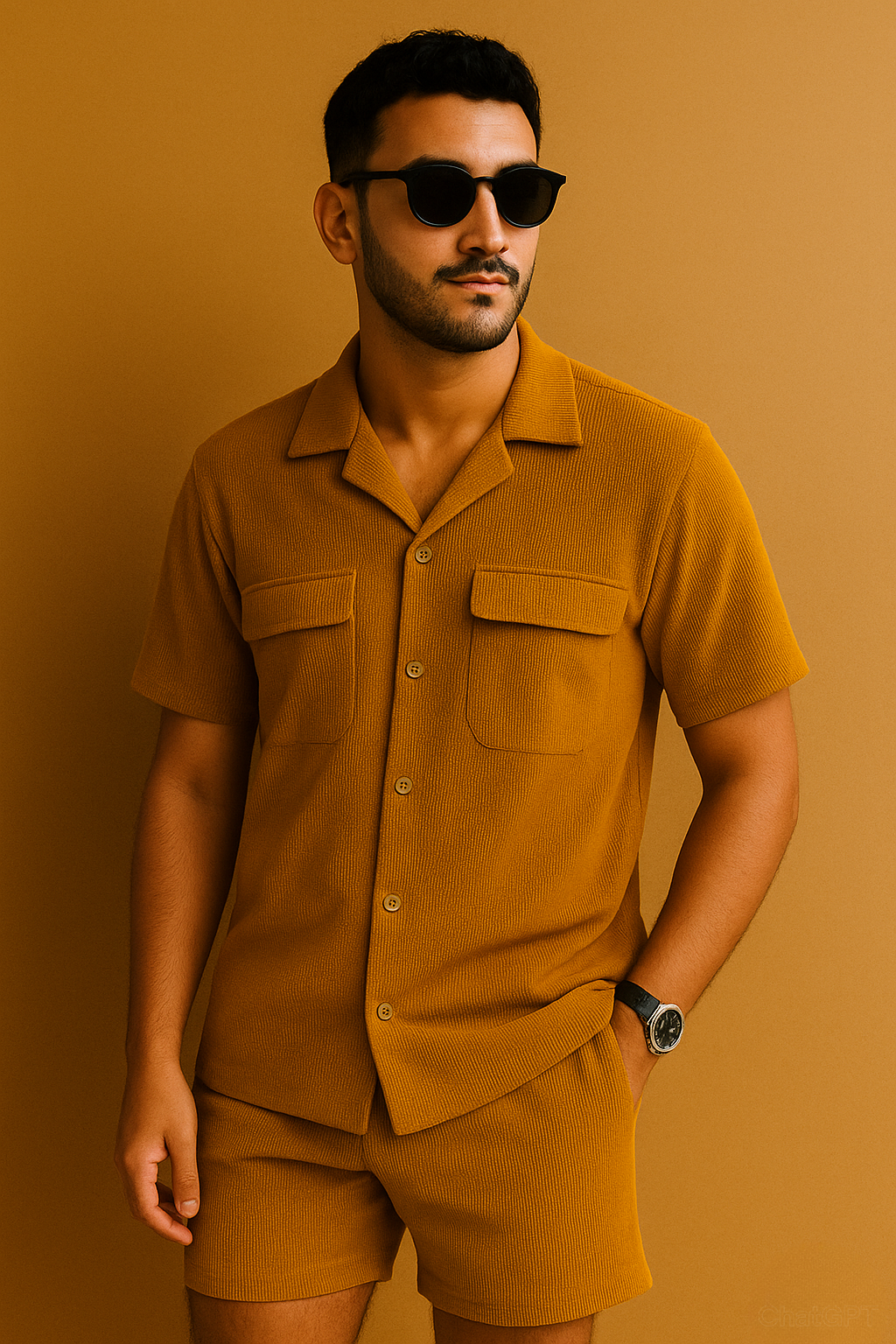 Double Pocket Shirt & Short Set