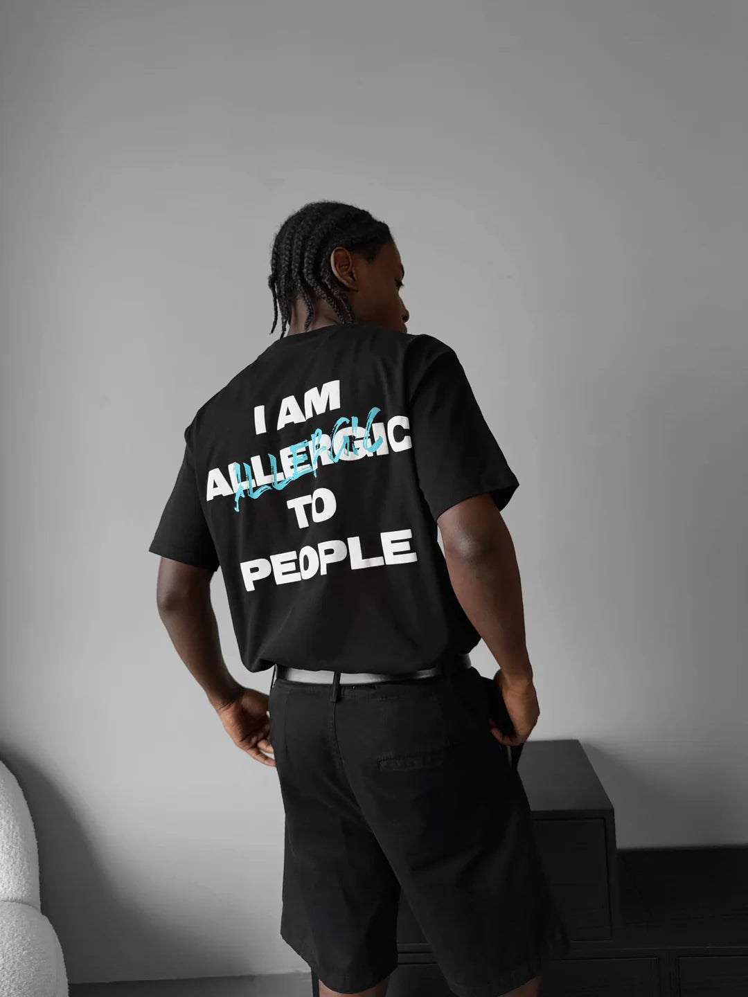 "ALLERGIC" Oversized T-shirt
