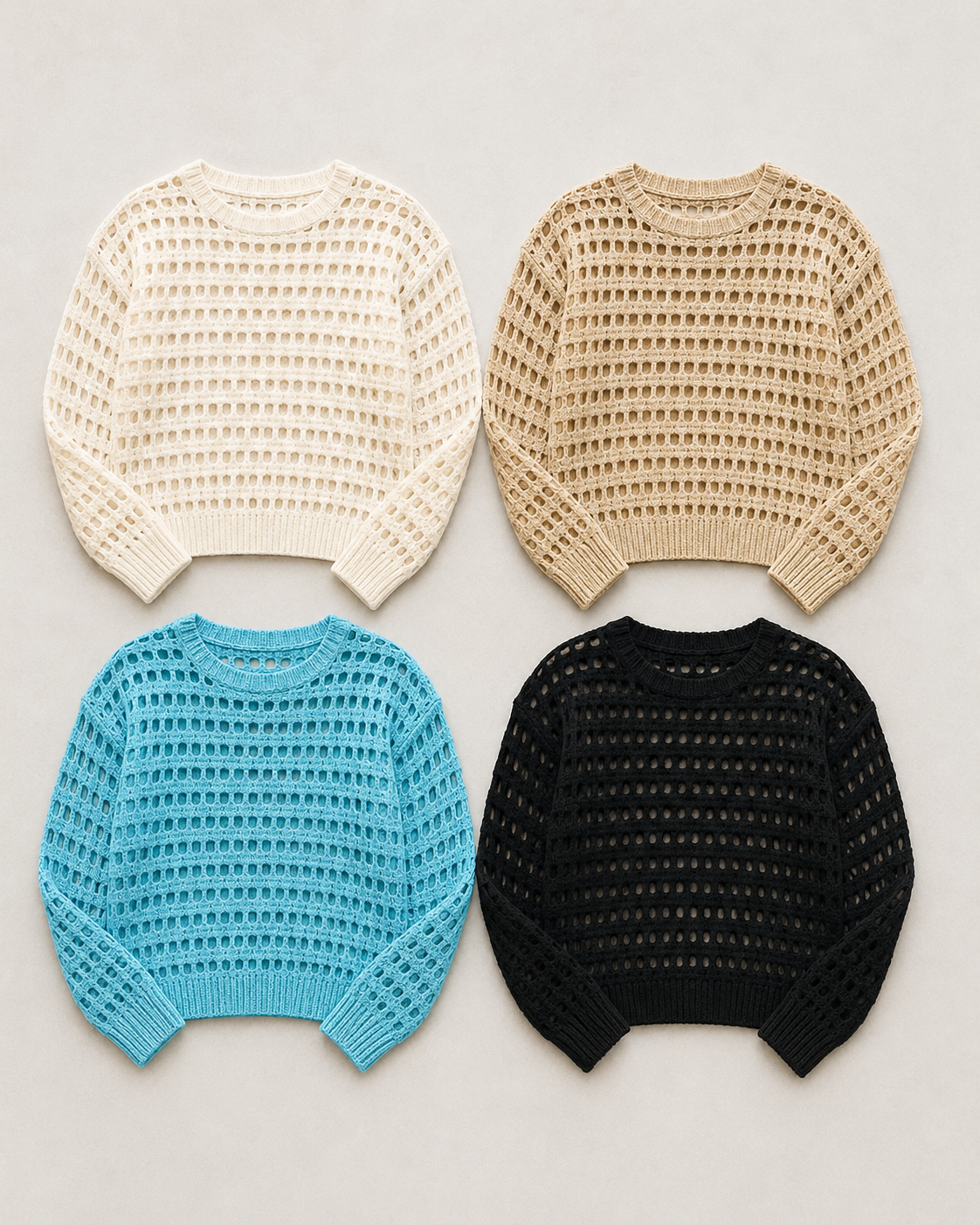 Blannca Breezaya knitted top colorways