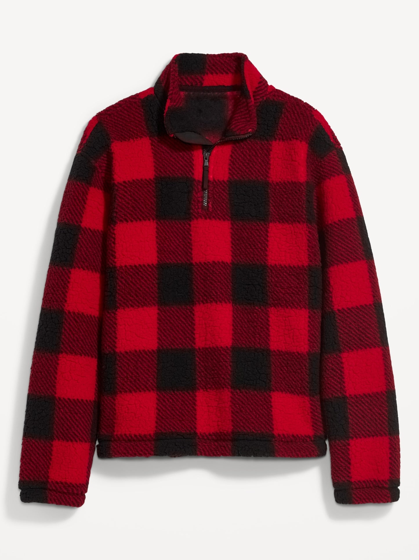 Fur red oldnavy quarter zip