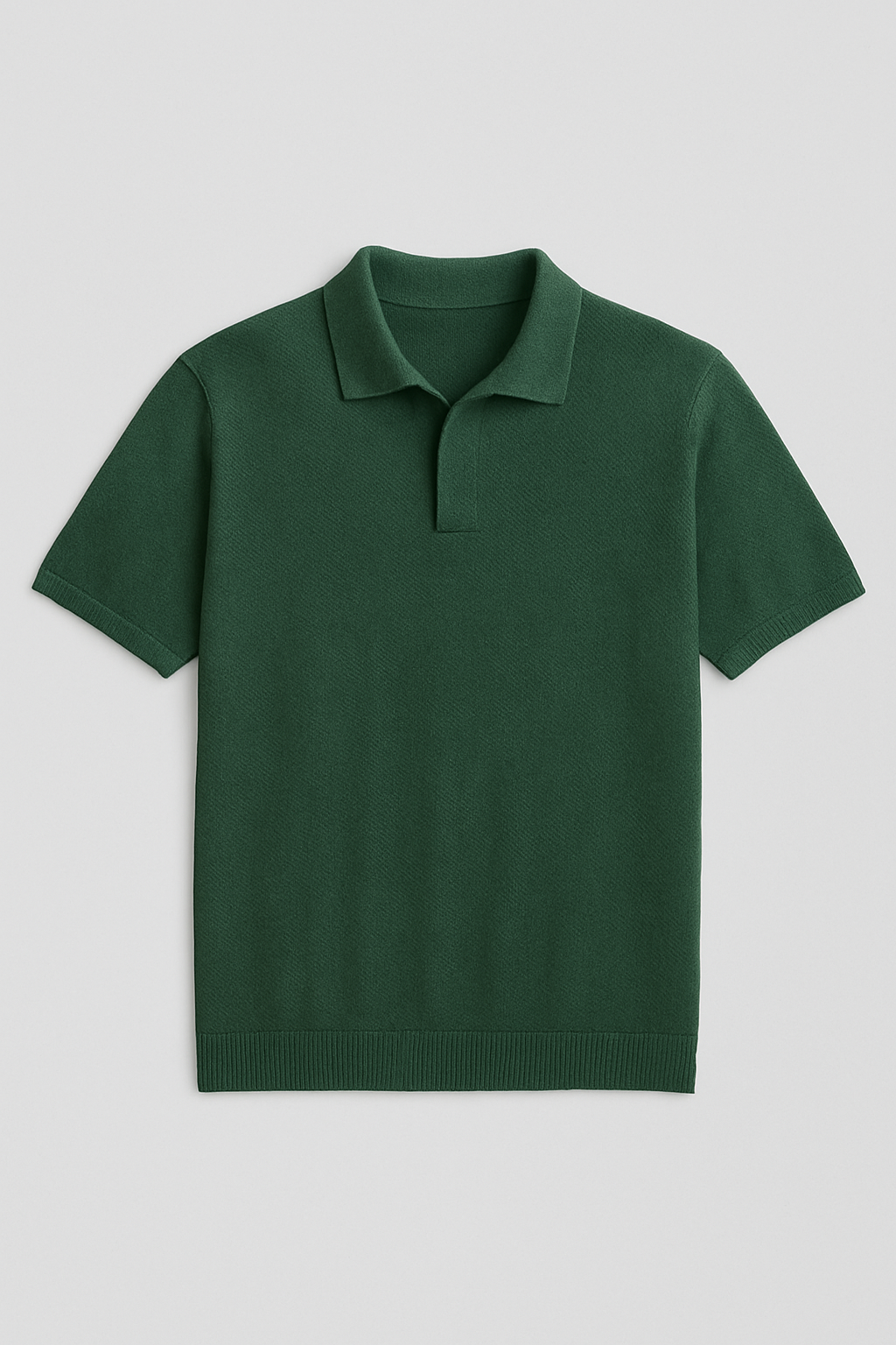 V-neck Knitted polo T-shirt