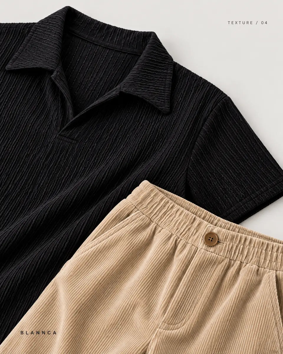 BEIGE NOIR — fabric detail