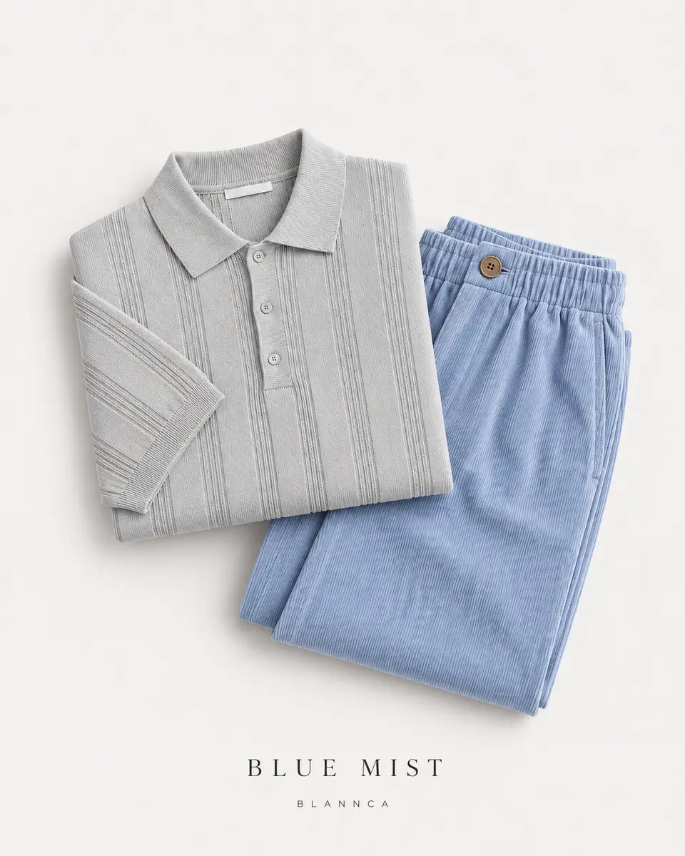 BLUE MIST — folded styling