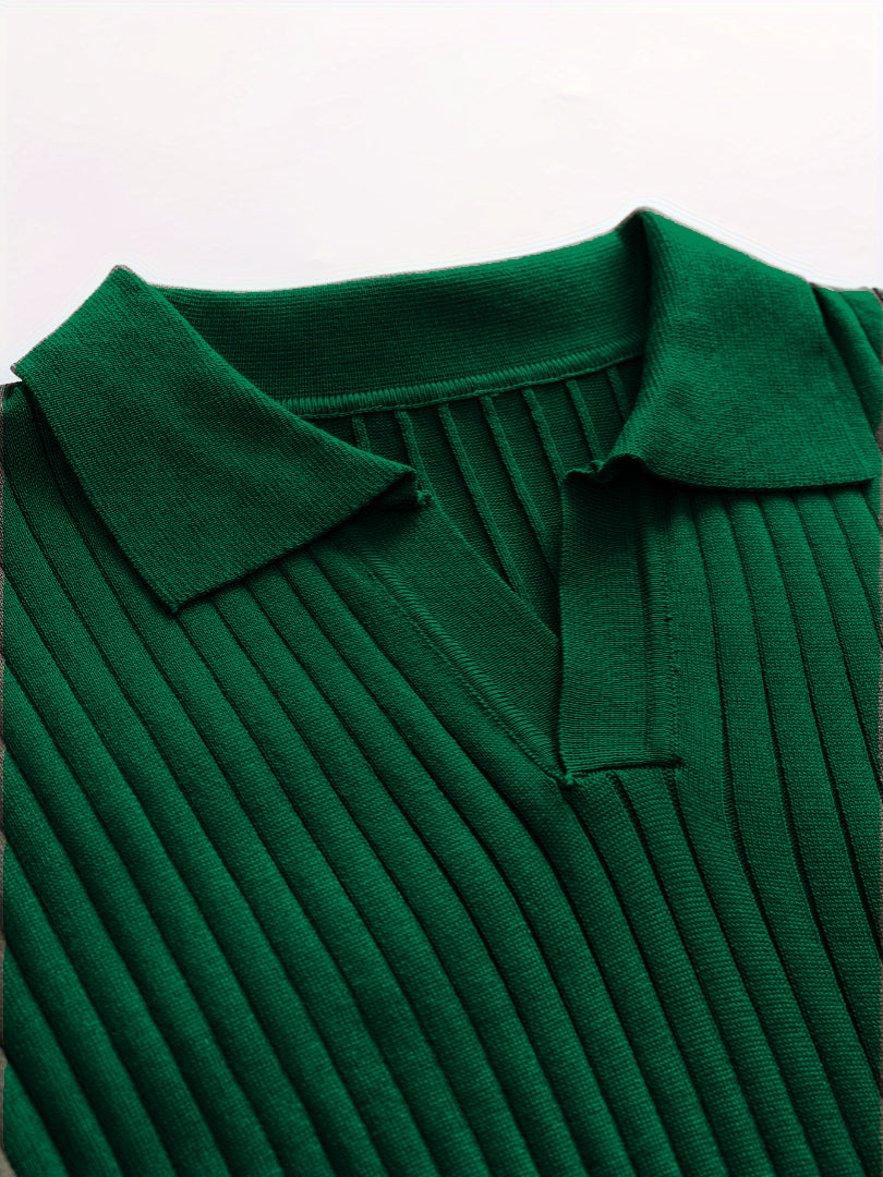 Knitted Polo cafe Sweater