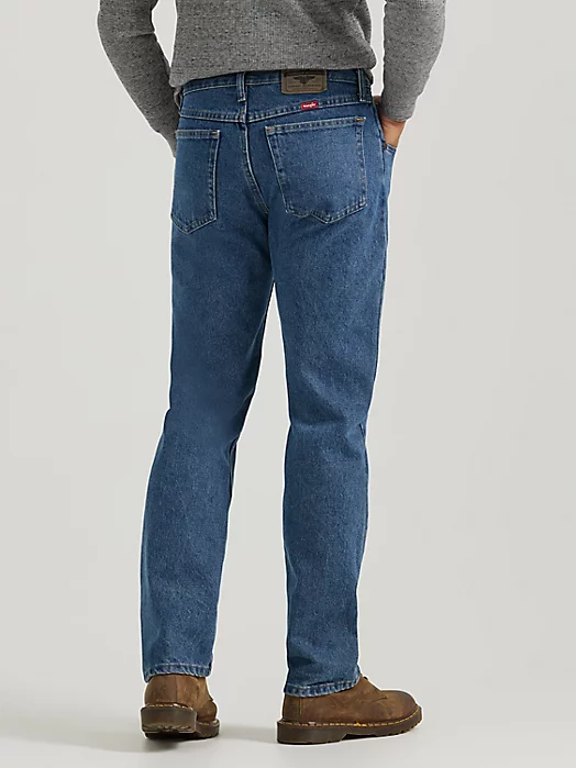 WRANGLER® FIVE STAR PREMIUM DENIM REGULAR FIT JEAN IN DARK STONEWASH