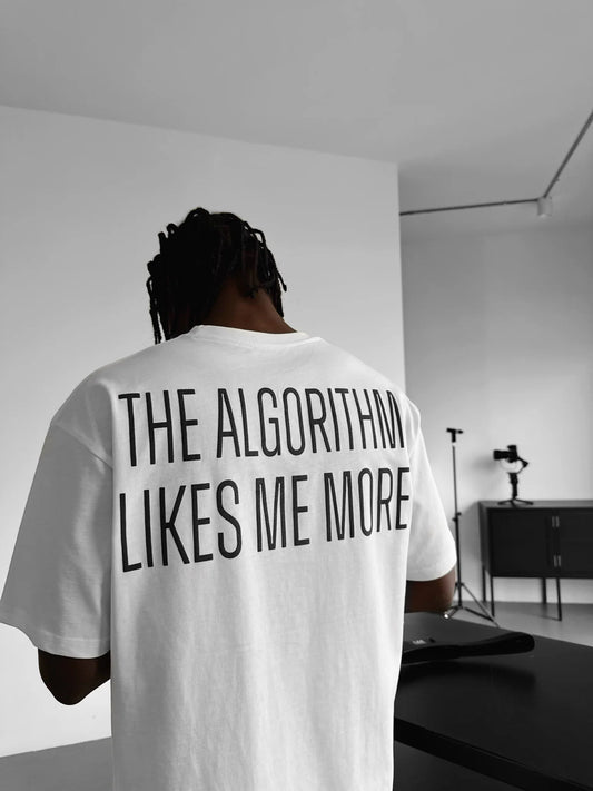 Oversize "ALGORITHM" T-shirt