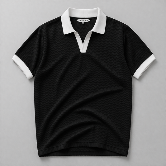 Blannca wavy contrast T-shirt