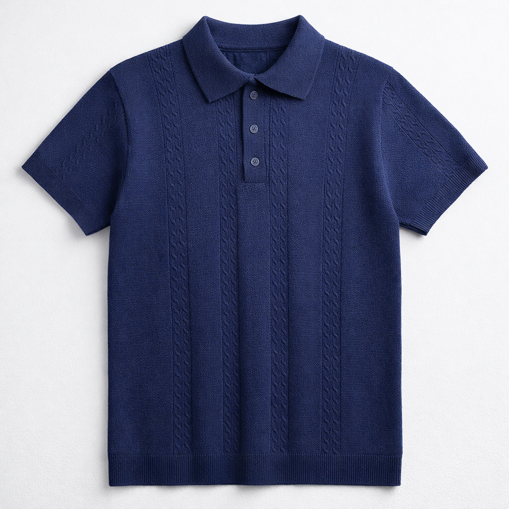 Blannca cable knitted t-shirt