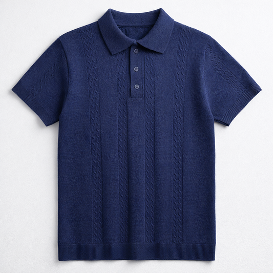Blannca cable knitted t-shirt