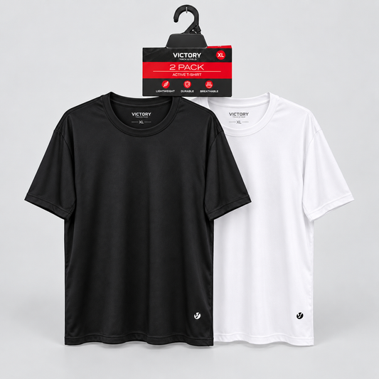 Victory 2 Pack Active T-Shirt — Big Sizes Only