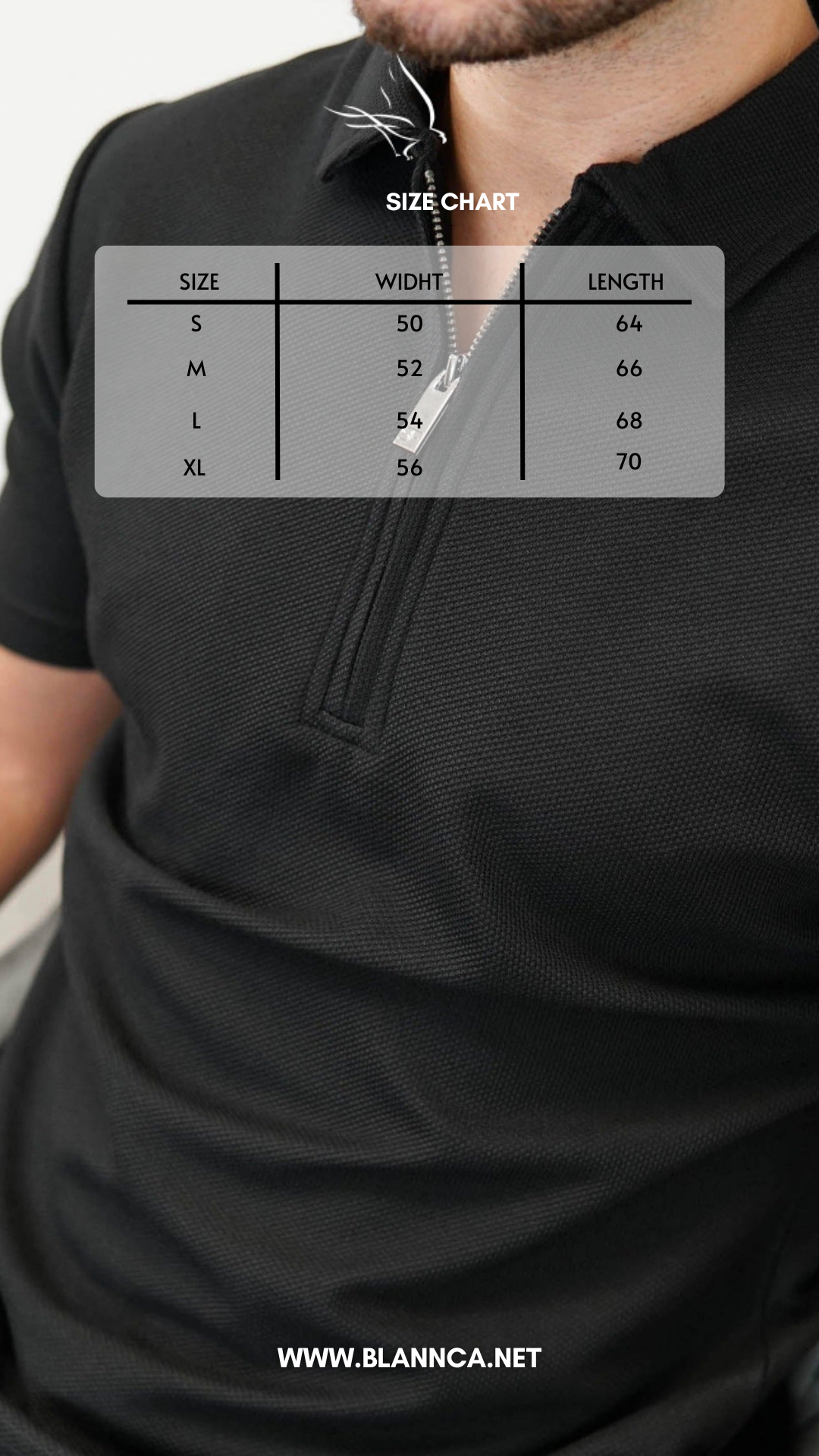 basic polo white half zipper t-shirt