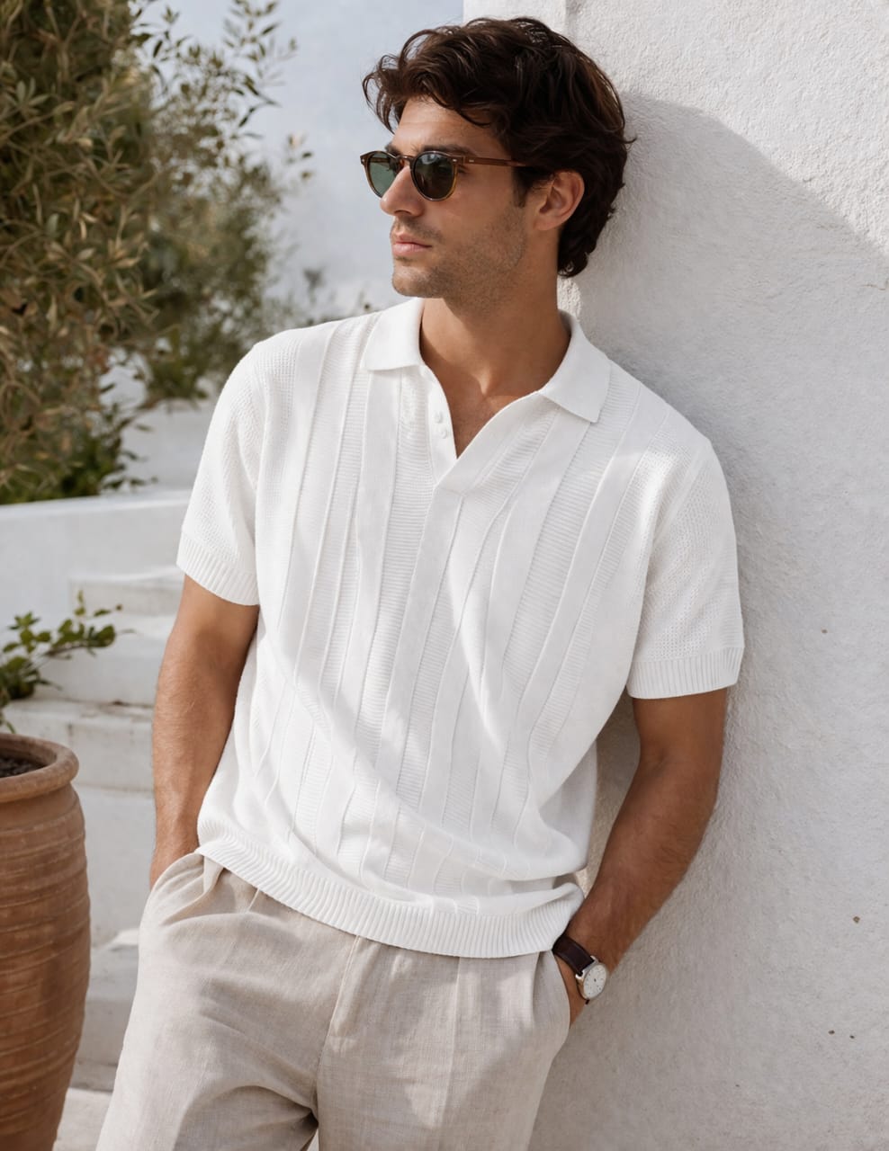 Blannca vertical stripped t-shirt