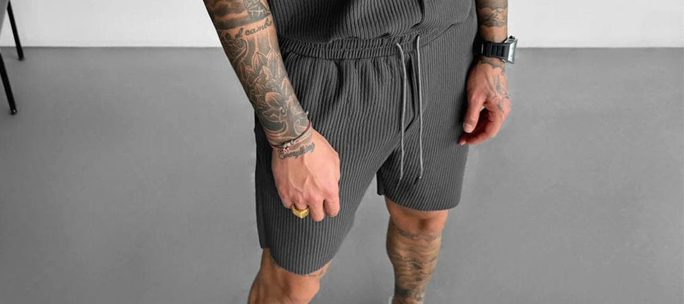 cord knit short