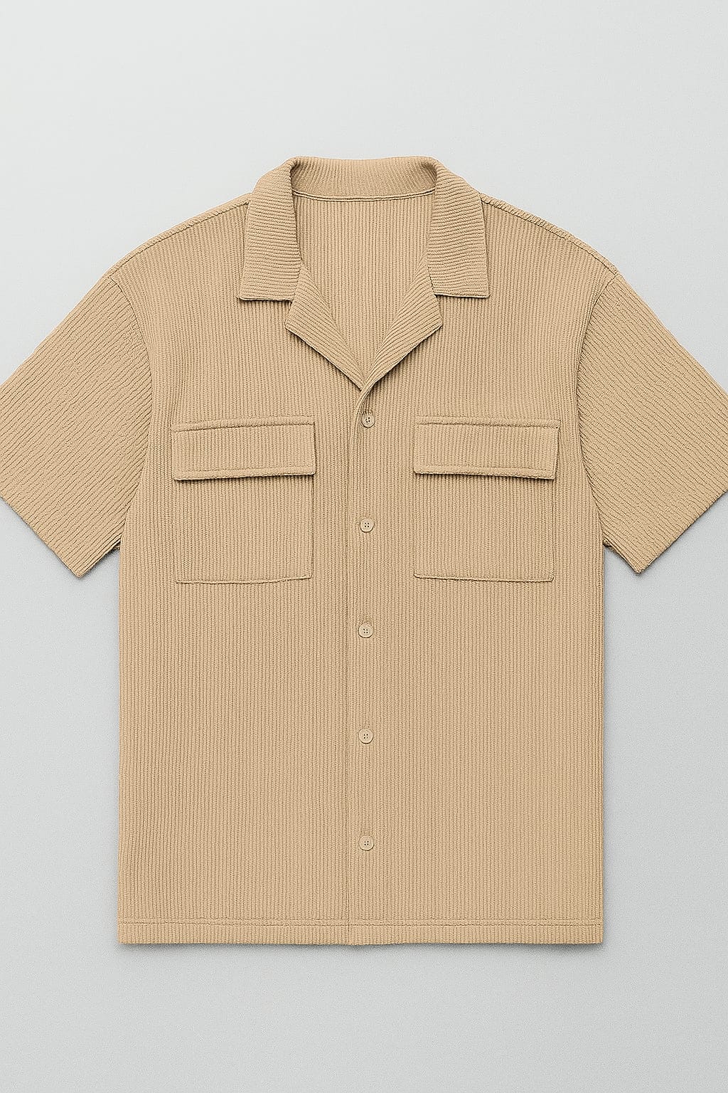 Double Pocket oversized cord  Shirt
