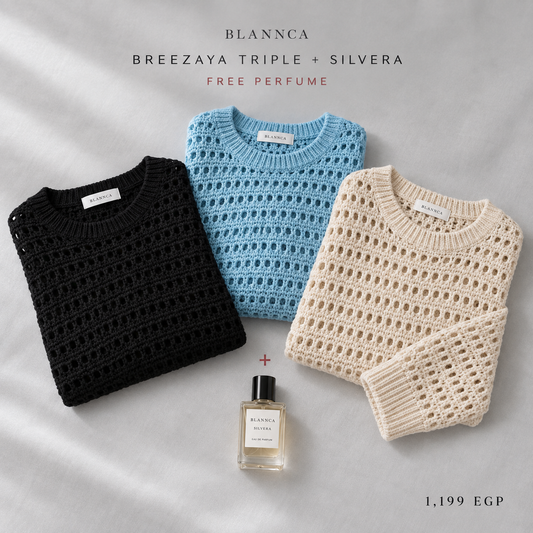 Black, blue and beige Breezaya Triple with Silvera — 1,199 EGP