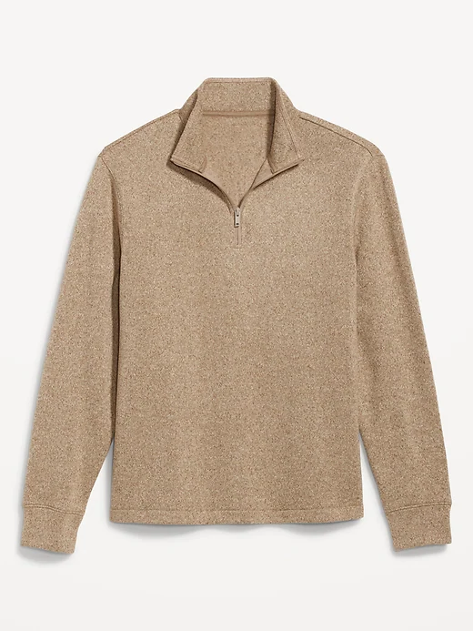 Heathered Camel oldnavy quarter-zip