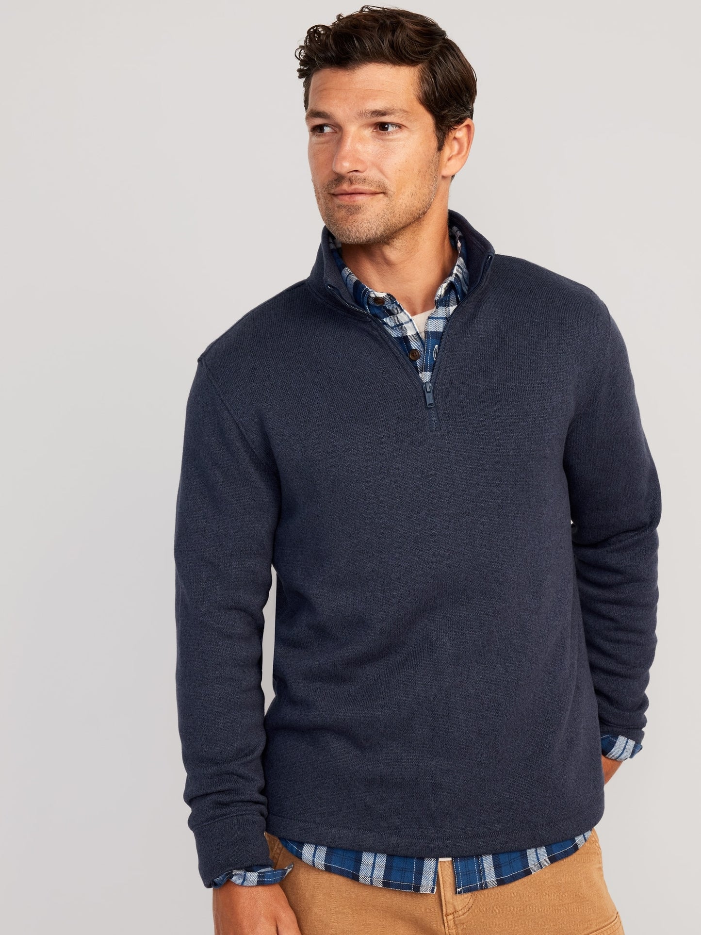 oldnavy navy quarter zip