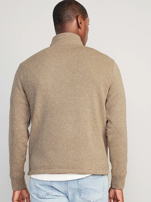 Heathered Camel oldnavy quarter-zip