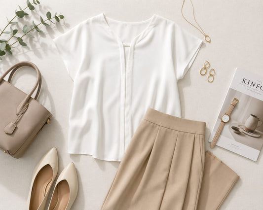 Blannca elegant short sleeve blouse