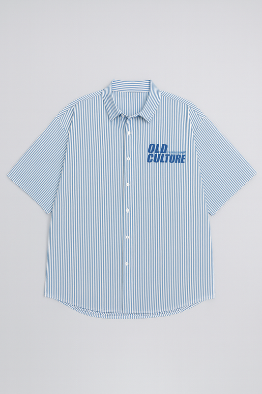 OLD CUTURE vertical stripped shirt