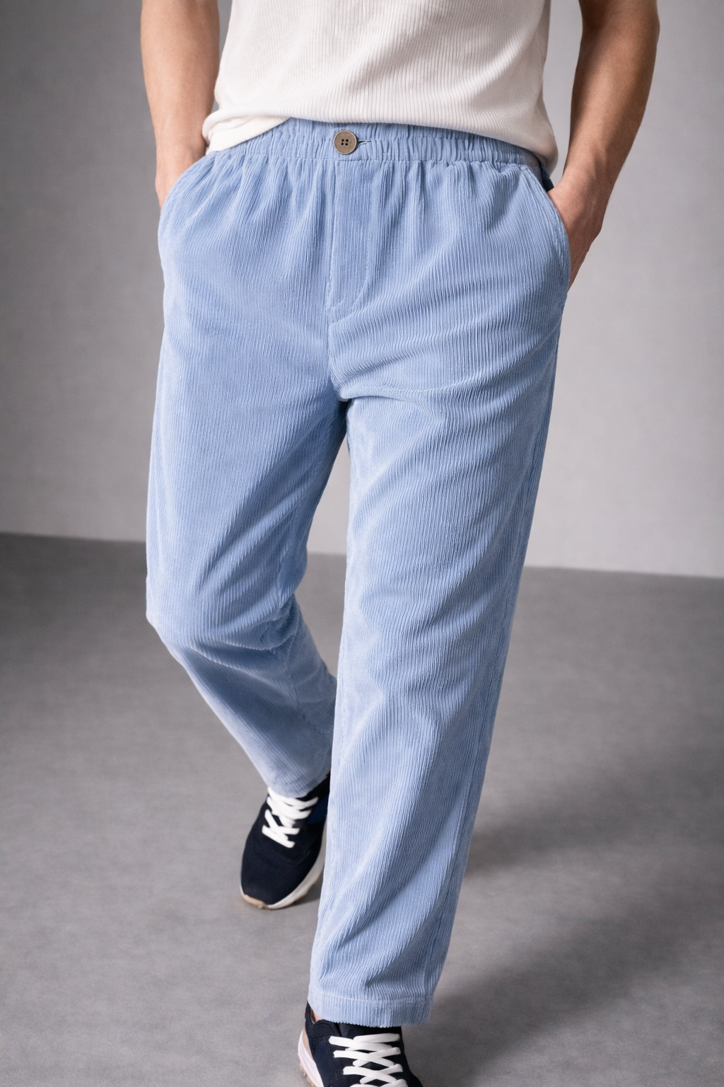 Blannca Ribbed Velvet Pants