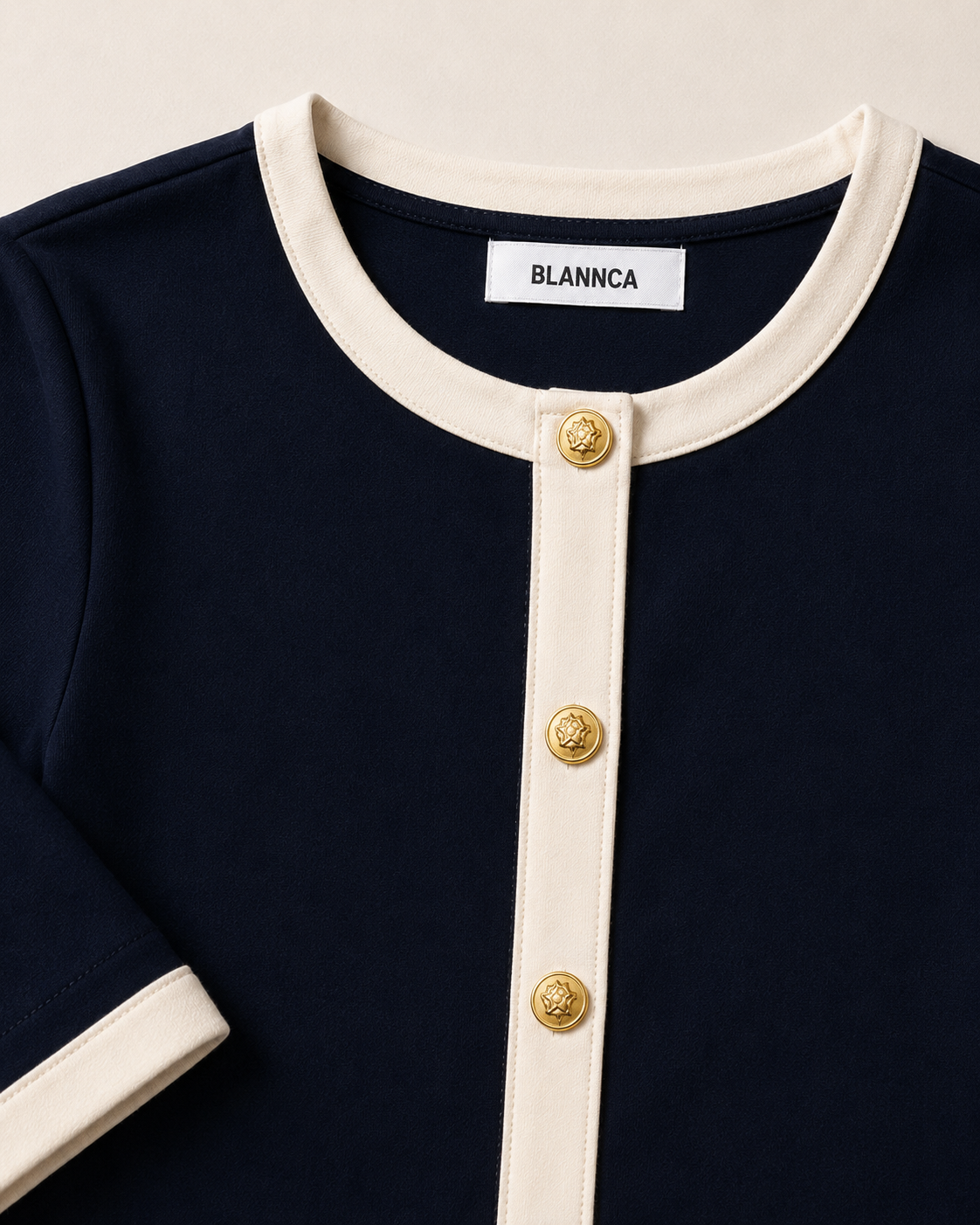 Blannca Monaco Contrast Top