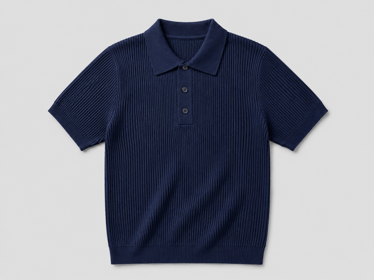 Blannca Ribline Polo detail