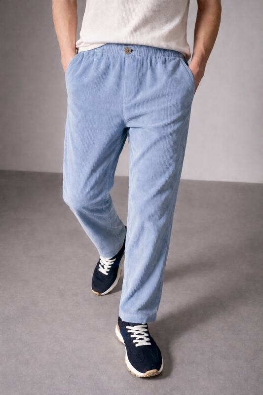 Blannca Ribbed Velvet Pants