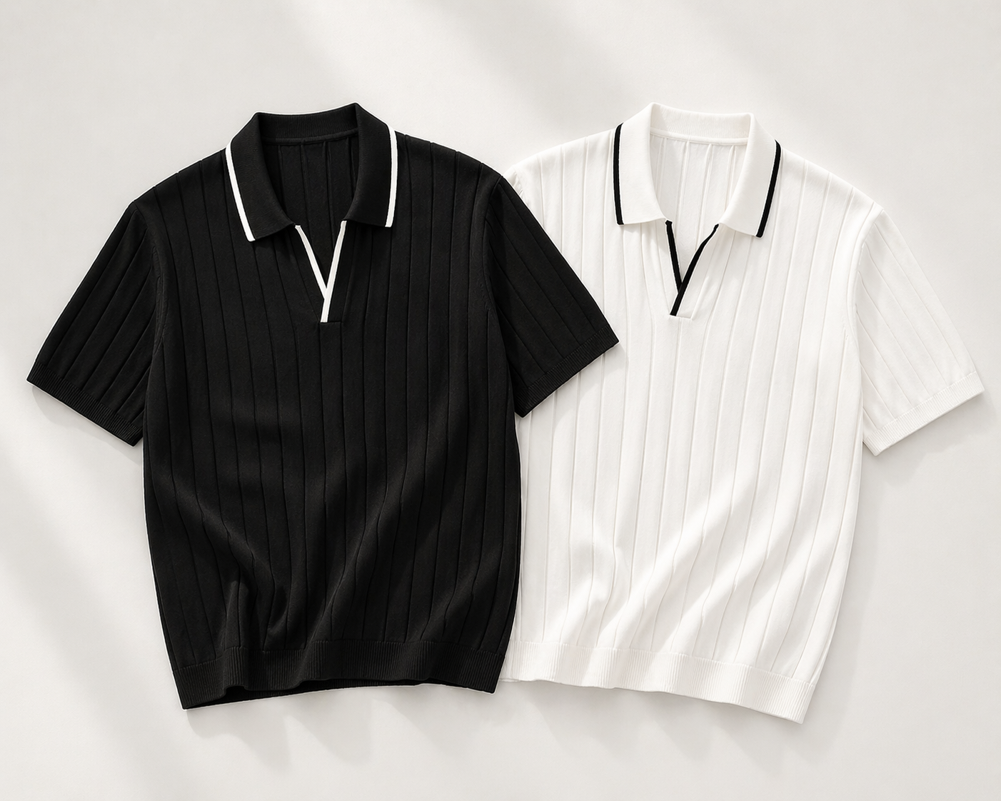 Blannca Midnight Rib Polo