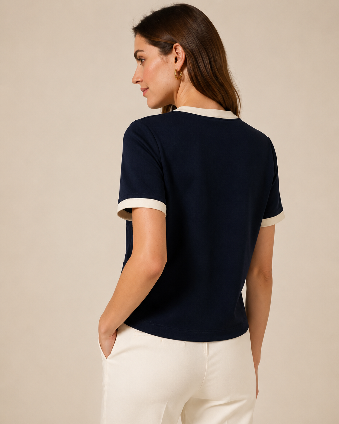 Blannca Monaco Contrast Top