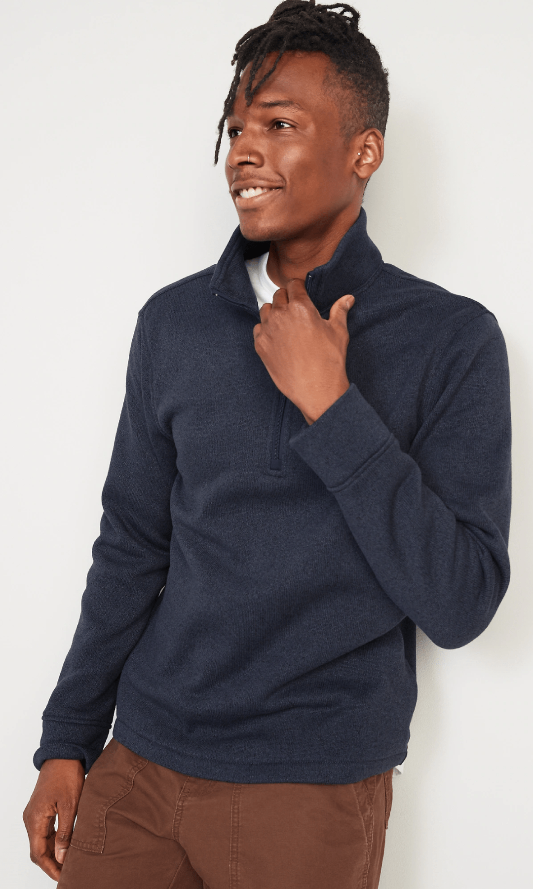 oldnavy navy quarter zip