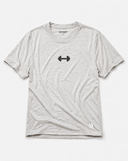 Victory Minimal Lift Performance T-Shirt Light Grey